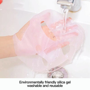 Soins de la peau approvisionnement vente chaude Silicone masque facial couverture réutilisable 3D masque facial - Product Image 4