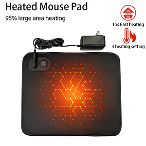 Bàn văn phòng làm nóng chuột Pad máy tính xách tay không thấm nước 12V 30W cao su tùy chỉnh cổ tay ấm hơn chống trượt - Product Image 2