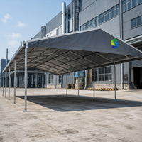 Tente d'entrepôt en PVC robuste de haute qualité pour exposition, grand stockage extérieur et chapiteau événementiel