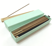 Boîte d'emballage de luxe personnalisée en carton rigide avec tiroir coulissant pour bâtonnets d'encens Agarbatti, type boîte d'allumettes