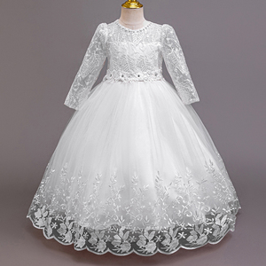 All'ingrosso In-Stock per bambini abito In pizzo a maniche lunghe <span class=keywords><strong>farfalla</strong></span> abito <span class=keywords><strong>da</strong></span> passerella per ragazze regalo di natale - Product Image 4