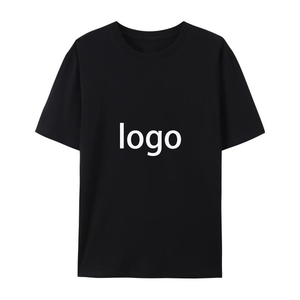 180GSM Soft Pure Cotton Regular Neck T Shirt Daily Leisure <b>Tshirt</b> Custom Logo <b>Plain</b> T-shirt - Product Image 1