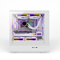 AntarcChill OEM Gaming Computer Case Micro ATX PC Case White Case & Towers Server Chassis Cabinet Pc With Tempered Glass