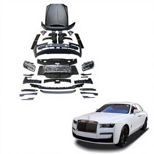 2010-2019 Old to New 4nd Generation PP+iron Body Kit for Rolls Royce Ghost Front Bumper Assembly Side Skirts Fender Engine Hood - Product Image 1
