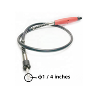 Outil de meuleuse d'angle rotatif à arbre Flexible de mandrin de meulage électrique de 6mm pour les applications de polissage