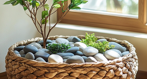 Ciottoli di Fiume Naturali Multicolore da 20 Libbre, 2-3 Pollici, Forma Ovale, Decorativi per Giardino e Paesaggistica, per Uso Esterno - Product Image 5