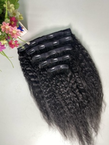 Vente en gros de cheveux vietnamiens de haute qualité kératine Remy Clip-In extensions de cheveux OEM ODM de fabricant du Vietnam - Product Image 3