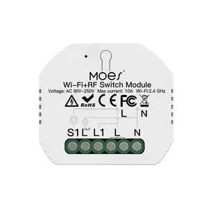 Smart APP WiFi Touch Wall Switch Light Wireless RF 433Mhz modulo Timer relè fai da te Google Home Alexa 110V 220V On Off