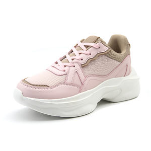 नवीनतम फैशन डिजाइन महिला मोटी एकमात्र ऊंचाई बढ़ती आकस्मिक प्लेटफॉर्म जूते महिलाओं के लिए माँ स्नीकर्स - Product Image 1