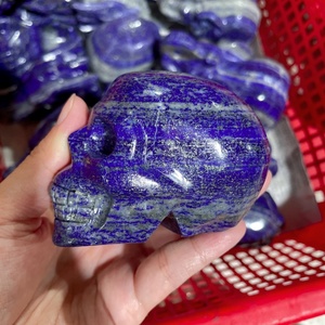 Venta al por Mayor de Calaveras Talladas en Lapislázuli Natural de Alta Calidad, <span class=keywords><strong>Elefante</strong></span>, Cabeza de Dragón, Cristales Curativos, Artesanías de Feng Shui, Decoración para el Hogar - Product Image 6