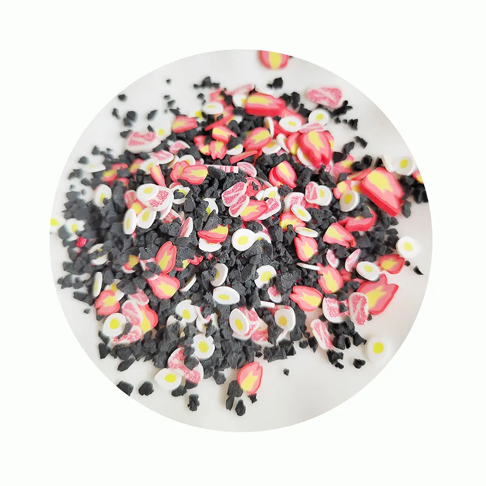 Ý Tưởng Sản Phẩm Mới Valentine Trang Trí Thu Nhỏ Hạt Polymer Mềm Móng Tay Nghệ Thuật Dán Polymer Sprinkles