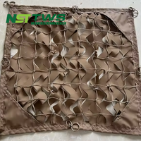 Filet de camouflage en tissu Oxford 210D double face enduit avec corde tressée épaissie et coutures triangulaires sur les quatre côtés