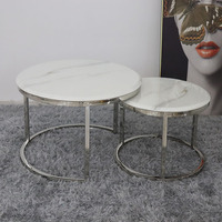 Grossistes en meubles de salon Table basse personnalisée en métal et en bois