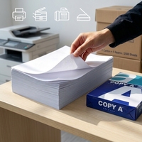 Papier de bureau multifonctionnel A4, papier à copier, papier à croquis et papier de base électrostatique 80G