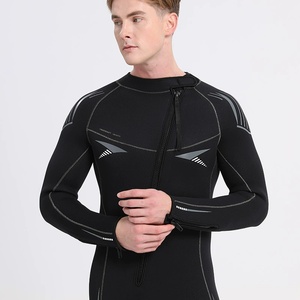 Traje de Buceo de una Pieza de 5 mm con Mangas Largas, Traje de <span class=keywords><strong>Neopreno</strong></span> para Natación en <span class=keywords><strong>Invierno</strong></span>, Traje de Snorkel Profundo - Product Image 3