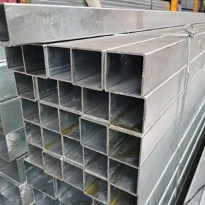 Tuyau en acier carré galvanisé à chaud ERW 40x40 50x50 60x60 <span class=keywords><strong>80x80</strong></span> 100x100 section creuse norme ASTM - Product Image 1