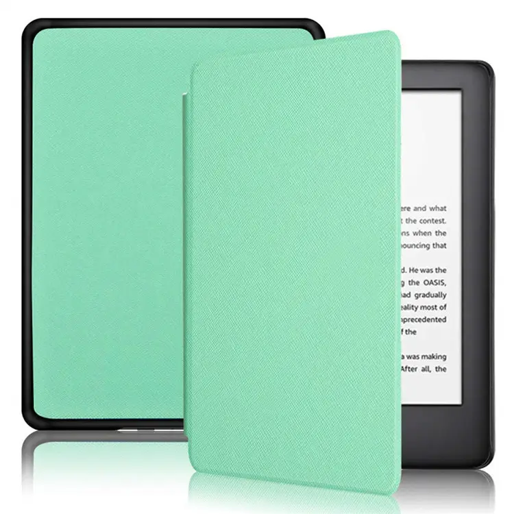 Casing untuk Semua Kindle Baru 2018 2019 2021 Penutup Belakang Pc Casing Kulit Pu Penutup Tablet untuk Amazon Kindle Paperwhite 4 Gen Ke-10 6 Inci