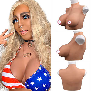 Siliconen grote cup borstvormen realistische nepborsten man naar vrouw transgender crossdressing realistische siliconen valse borsten enorm - Product Image 2