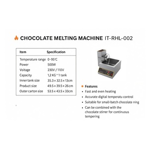 Olla Eléctrica de Acero Inoxidable de Calidad Comercial para Derretir <span class=keywords><strong>Chocolate</strong></span>, Máquina para Hacer <span class=keywords><strong>Chocolate</strong></span> - Product Image 4