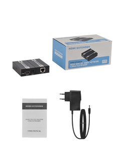 FJ-HEA60A Đen plug-and-play HDMI <span class=keywords><strong>Extender</strong></span> 1080p @ 60Hz Độ phân giải <span class=keywords><strong>UTP</strong></span> Cat6 âm thanh & <span class=keywords><strong>video</strong></span> phụ kiện - Product Image 4