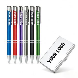 Meilleure vente 2026 – Stylos à bille promotionnels en alliage d'aluminium à prix de gros, personnalisables avec logo - Product Image 1