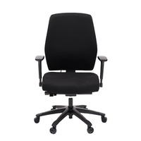 Chaise de travail de bureau réglable en maille de tissu de luxe chaise de bureau ergonomique avec soutien lombaire