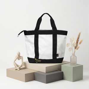 Sac isotherme portable grande capacité Hien Minh 600D avec poignée, fermeture éclair, pour repas, boissons, pique-nique, voyage - Product Image 6