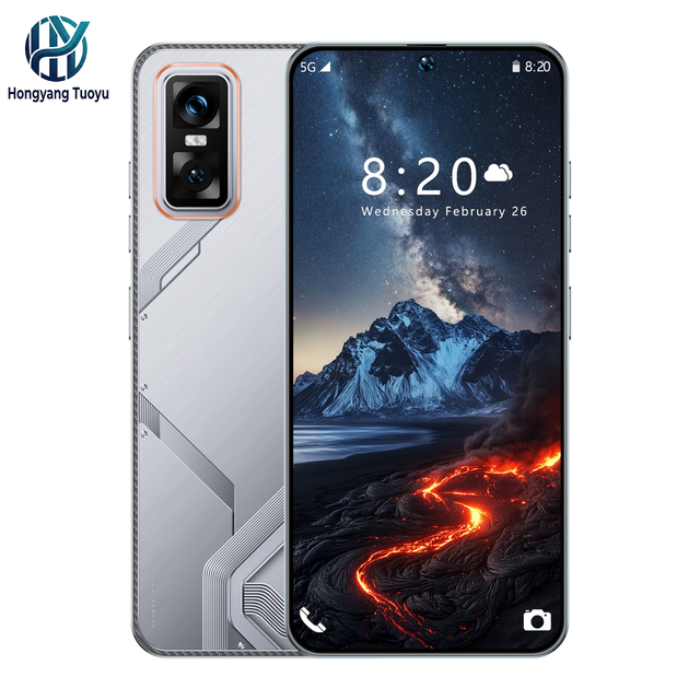 The Best Price GT30 16G+1TB 7.3 Inch Gaming Mobile Phone Android16 Decacore Processor LTE Cellular Smartphone Big Screen USB-C