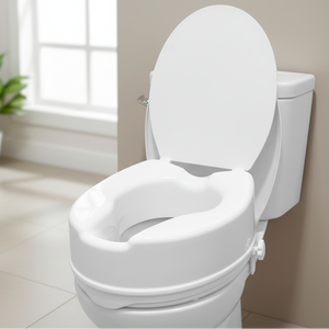 Rialzo per sedile WC per anziani (15 cm), Rialzo per sedile WC per adulti con coperchio PEPE P30005 - Product Image 5