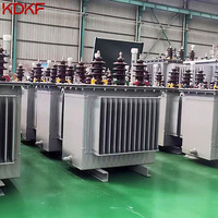 Transformateur de centrale électrique triphasé immergé dans l'huile 13,8 kV à 400 V 60 Hz 55°C pour environnement désertique, équipement de sous-station SEC