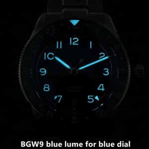 Montres automatiques OEM personnalisées GMT NH34, étanches à 200 m, <span class=keywords><strong>lunette</strong></span> en céramique luminescente BGW-9, acier inoxydable 316L, montre mécanique pour homme - Product Image 3