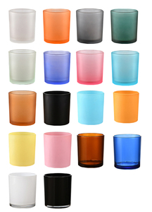 Bocaux à bougies en verre transparent blanc vides, fabrication <span class=keywords><strong>de</strong></span> bougies simples sans couvercle en <span class=keywords><strong>bois</strong></span>, récipient pour bougies votives, logo personnalisé pour la fabrication <span class=keywords><strong>de</strong></span> bougies - Product Image 2