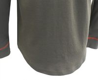 T-shirt de travail en coton tricoté ignifuge CAT2, 5,5 oz, certifié NFPA 2112 & EN 11612, gris, respirant et frais – Grande vente aux États-Unis