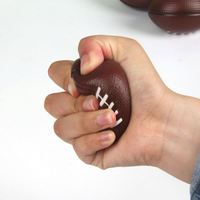 Jouet de décompression pour enfants et adultes, mini ballon de football américain, de soccer, de rugby en mousse PU souple, 100 pièces