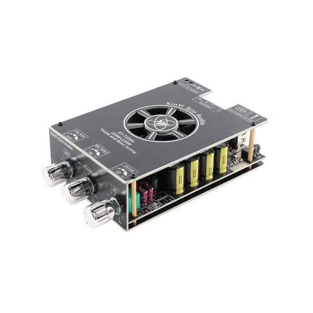 XY-T220H 220W * 2 High Temperature Bluetooth Audio Amplifier Board Module High and Low Frequency Adjustment TPA3251