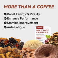 Mélange de café aux herbes LIFEWORTH - Café noir avec Maca, Reishi, Ginseng et Tongkat Ali - Marque privée, OEM, approvisionnement en vrac