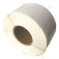 Rouleaux de papier thermique pour étiquettes de codes-barres blancs vierges, autocollants améliorant l'adhérence