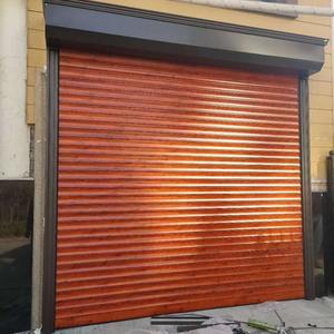 Couleurs personnalisées Portes extérieures Fenêtre en saillie en alliage d'aluminium Portes commerciales intelligentes à volet roulant pour les entreprises - Product Image 2