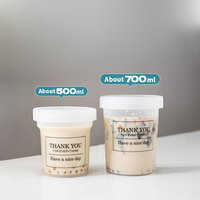 Solutions complètes : Pot en plastique jetable de 16,91 fl oz pour desserts/gelée de plantes médicinales