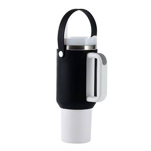 Dd2790 Silicone cup tàu sân bay cho 40oz phiêu lưu Thể Thao Di động Tumbler phụ kiện chai nước tay áo với xử lý - Product Image 5