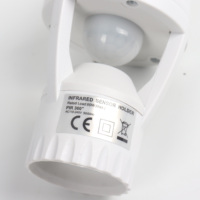 Douille E27 à capteur optique PIR LED réglable automatique avec photocontrôle jour/nuit 105-305VAC