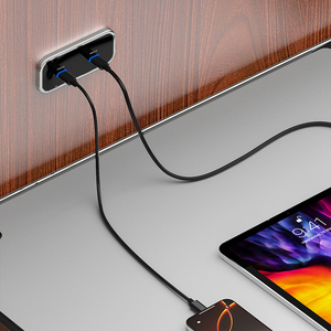 Nhà Máy Nhanh Chóng Sạc 3.0 12V24V 30W Kép <span class=keywords><strong>USB</strong></span> Loại C Pd3.0 Xe Điện Sạc Ổ Cắm Cho Sửa Đổi Xe Marine Xe Buýt Ghế - Product Image 3