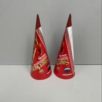 Manchons jetables en papier personnalisés pour cornets de crème glacée et coupelles à gaufres, emballage avec votre logo, vente en gros