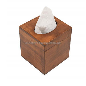 Conception à la mode forme personnalisée meilleur porte-serviettes en bois porte-boîte à mouchoirs à la main classique élégant porte-serviettes fantaisie - Product Image 3