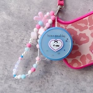 Bán buôn 4.5g hình tròn nhỏ gọn bột trường hợp nhựa đệm không khí Trường hợp với mặt dây chuyền bột <span class=keywords><strong>container</strong></span> cho mỹ phẩm - Product Image 6