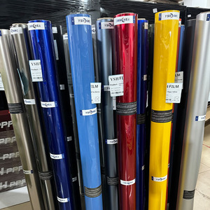 Buona qualità cambio pellicola a colori ppf pellicola protettiva per auto involucro in vinile rosso lucido avvolgente decorativo PPF PET per auto - Product Image 1