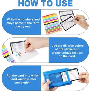 2025 Custom Sports Wristband QB Playbook and Color Printing <b>Coach</b> Armband for Tennis and Soccer Football Players - Product Image 6