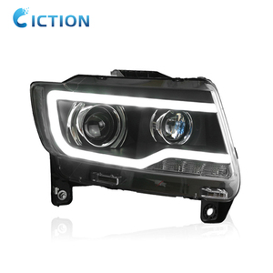 Faros LED de coche para <span class=keywords><strong>JEEP</strong></span> <span class=keywords><strong>Compass</strong></span> 2011-2016 faros Plug and Play con lente de proyector DRL H/L faros delanteros LED - Product Image 1