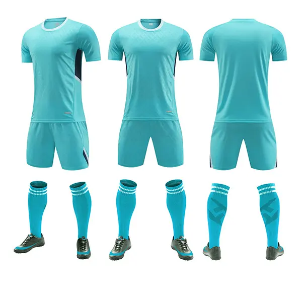 Sommer Fußball-Trainingsanzüge für Kinder und Herren individuelles Fußballtrikot-Set Team Fußballbekleidung Trainingsanzug
