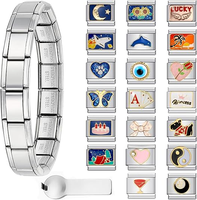 Mode personnalisé italien bracelet à breloques pour bricolage lien Bracelets Bracelets à la main montre chaîne en acier inoxydable bijoux